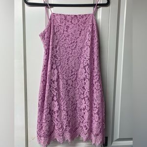 Mi Ami Lilac Lace Spaghetti Strap Dress